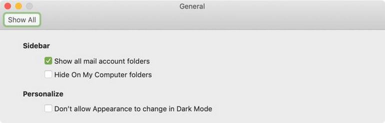 Опция Скрывать на моём компьютере