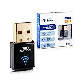 Внешний USB‑Wi‑Fi адаптер рядом с Mac