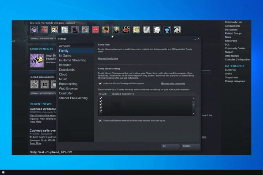Исправить Failed to send authorization request (25) в Steam
