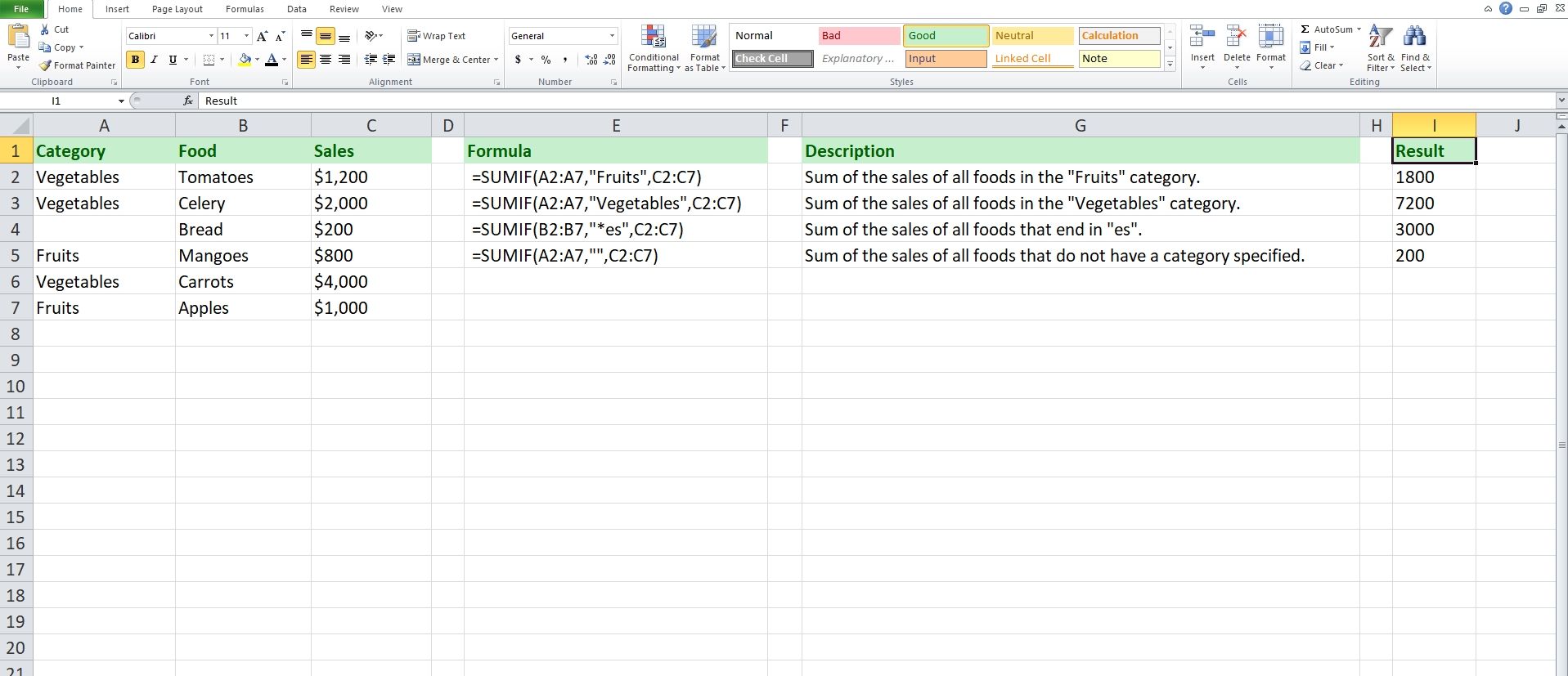 Excel Example 3