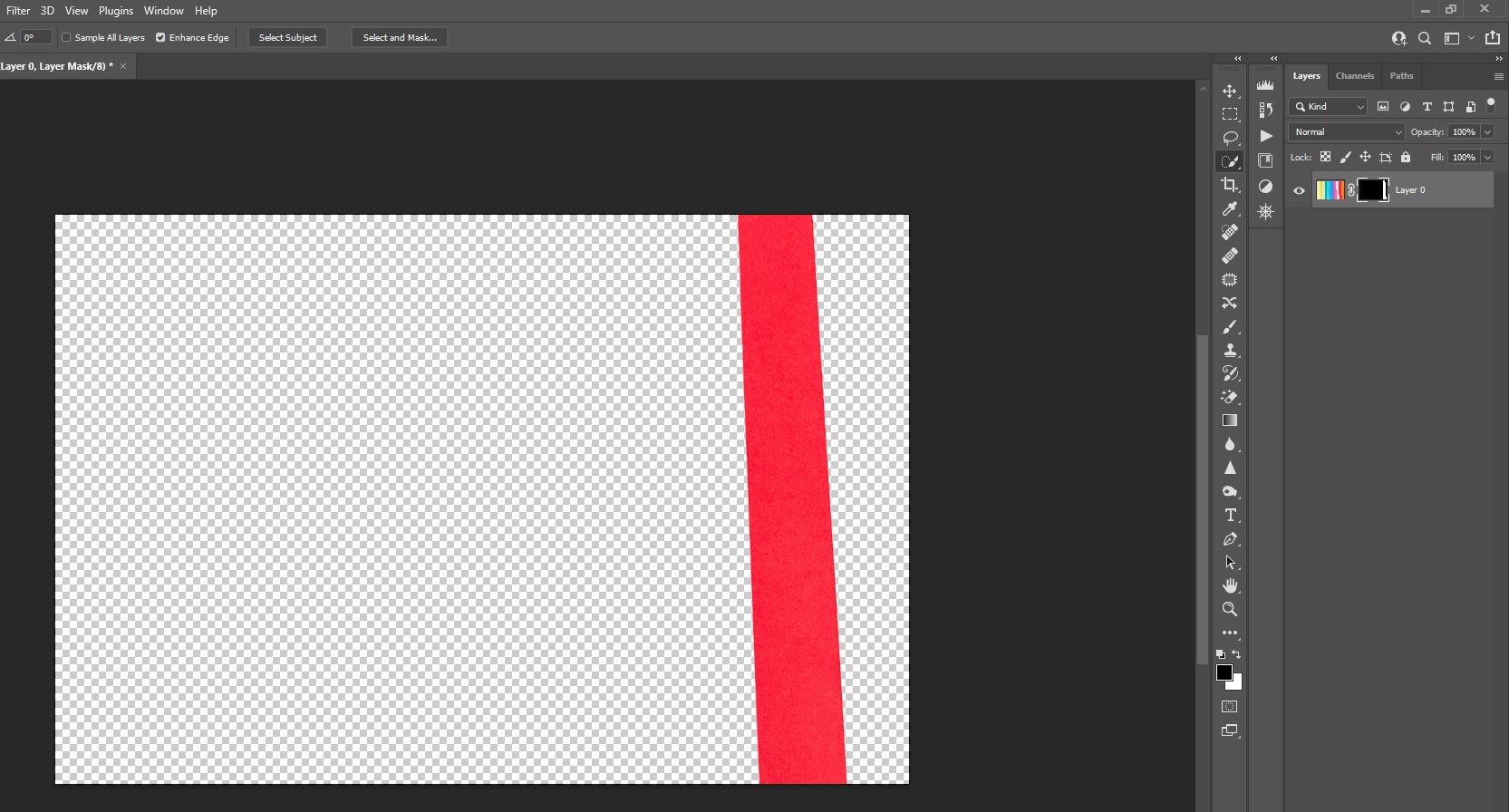 Красное выделение