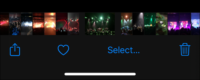 Выбор лучших кадров из серийной съёмки