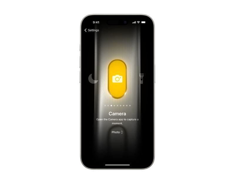 Настройки кнопки действий iPhone — список опций