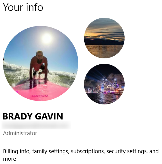Удаление старых миниатюр фото аккаунта в Windows 10
