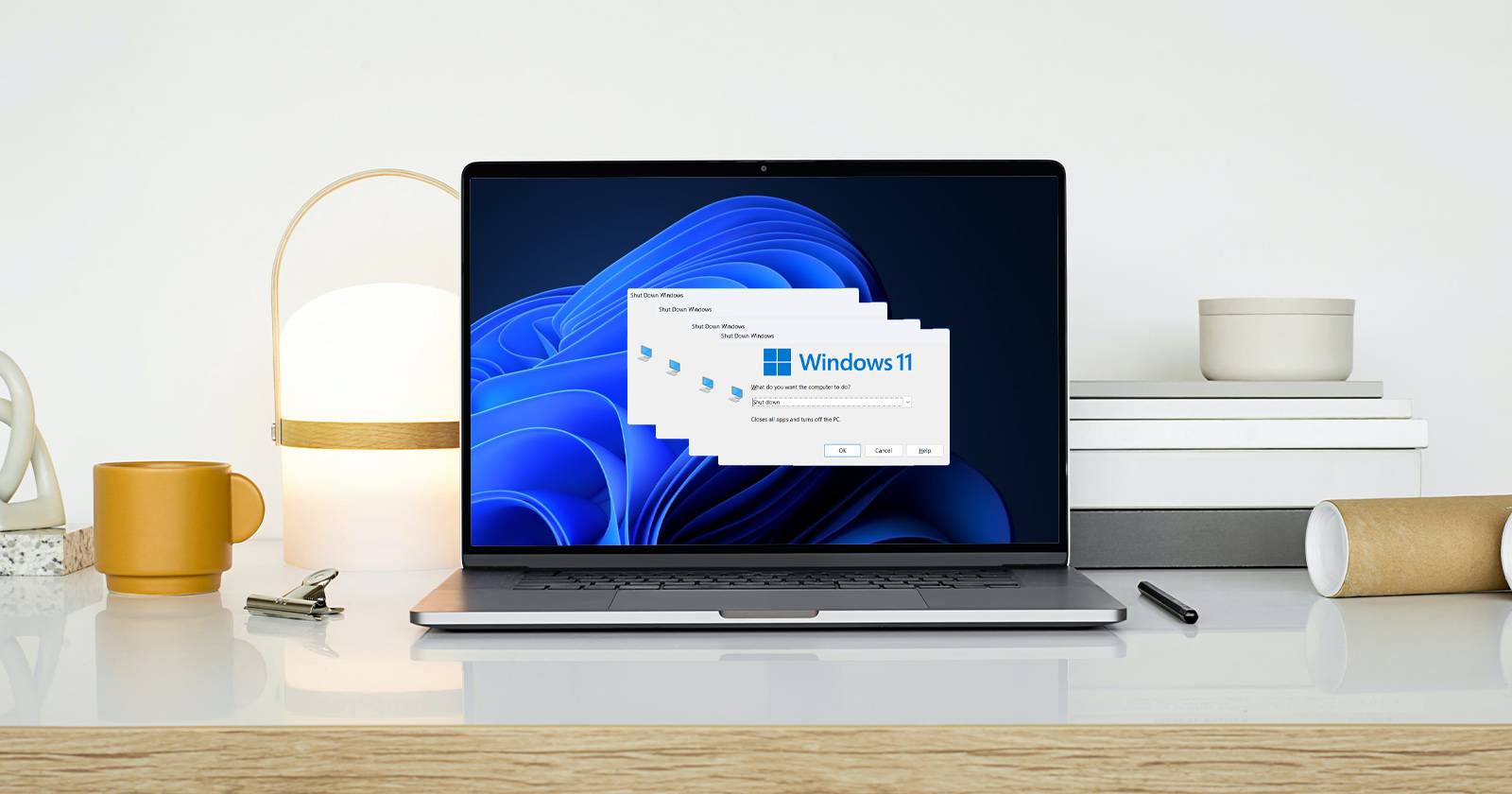 Окно завершения работы Windows 11 открывается само — исправление