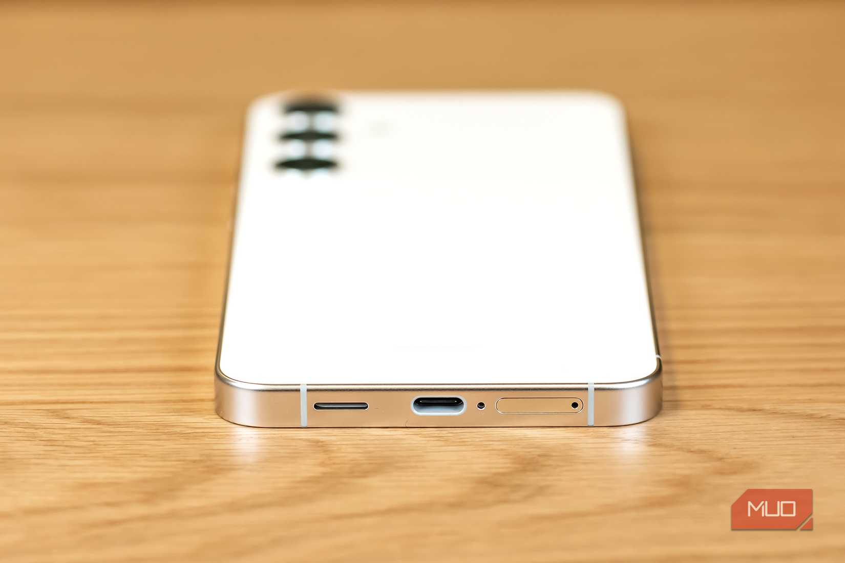 Port on the bottom of the Samsung Galaxy S24 Plus