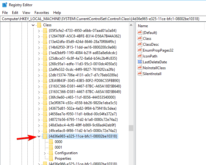 registry key DVD not playing