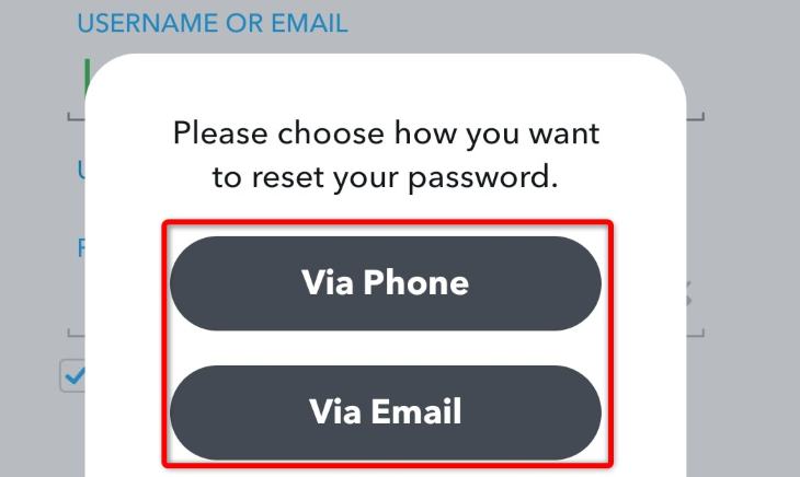 Выберите способ восстановления.