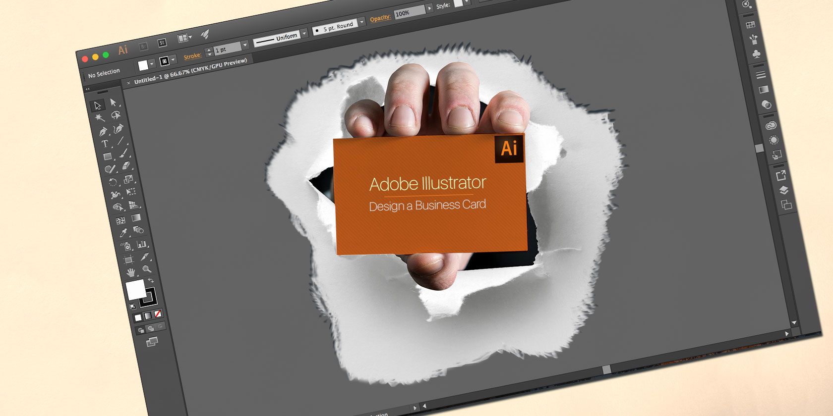 Как создать визитную карточку в Adobe Illustrator
