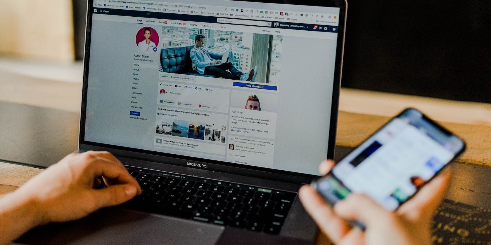 Обложка Facebook с аватаром — как сделать