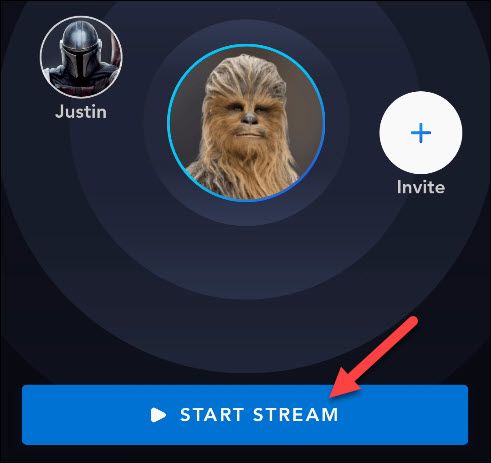 Нажмите начать трансляцию, чтобы стартовать воспроизведение у всех
