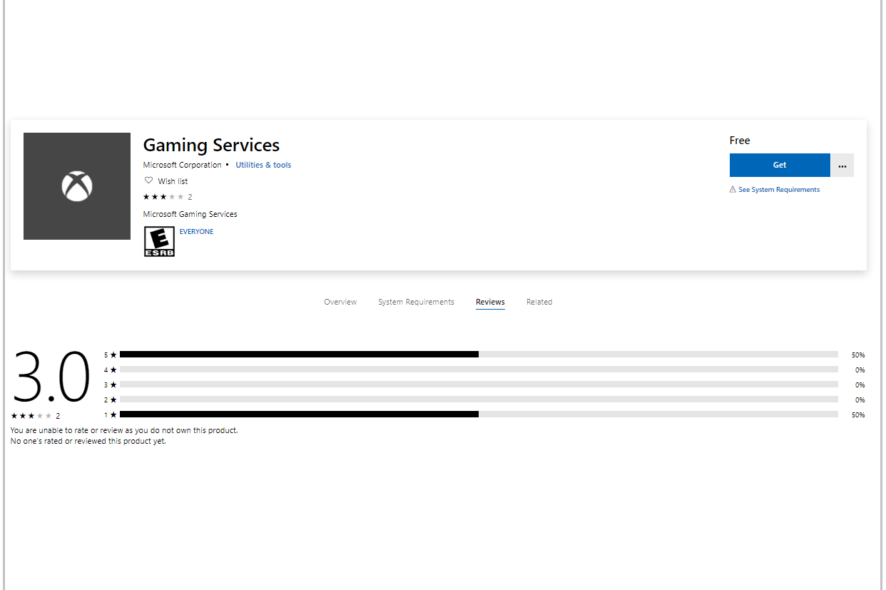 Xbox Gaming Services на Windows 10