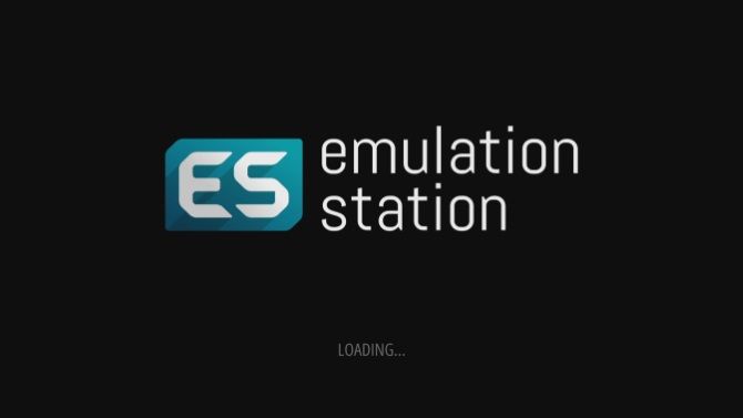 Экран загрузки EmulationStation в RetroPie
