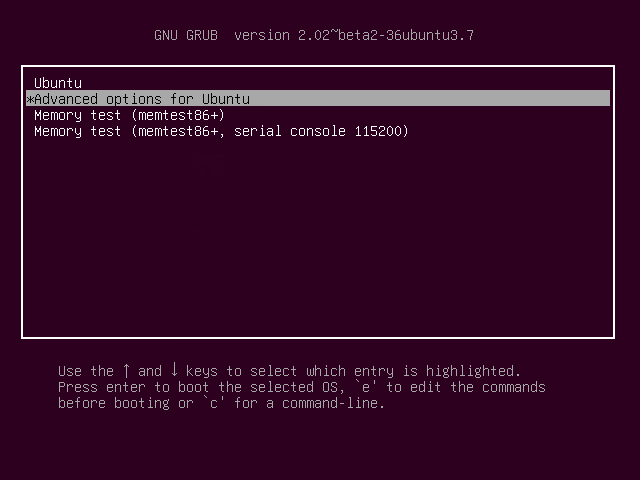 Генерация конфига GRUB