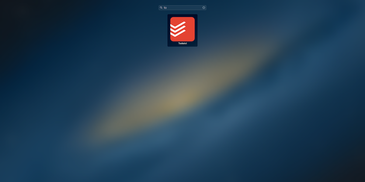 A screenshot of macOS launchpad displaying an App Shortcut icon