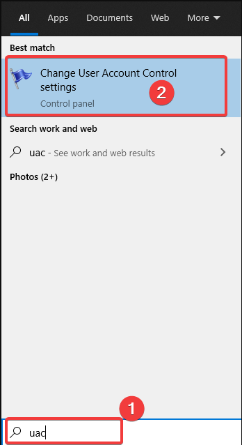 Настройки UAC в Windows