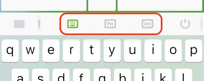 Экран виртуальной клавиатуры Remote Mouse
