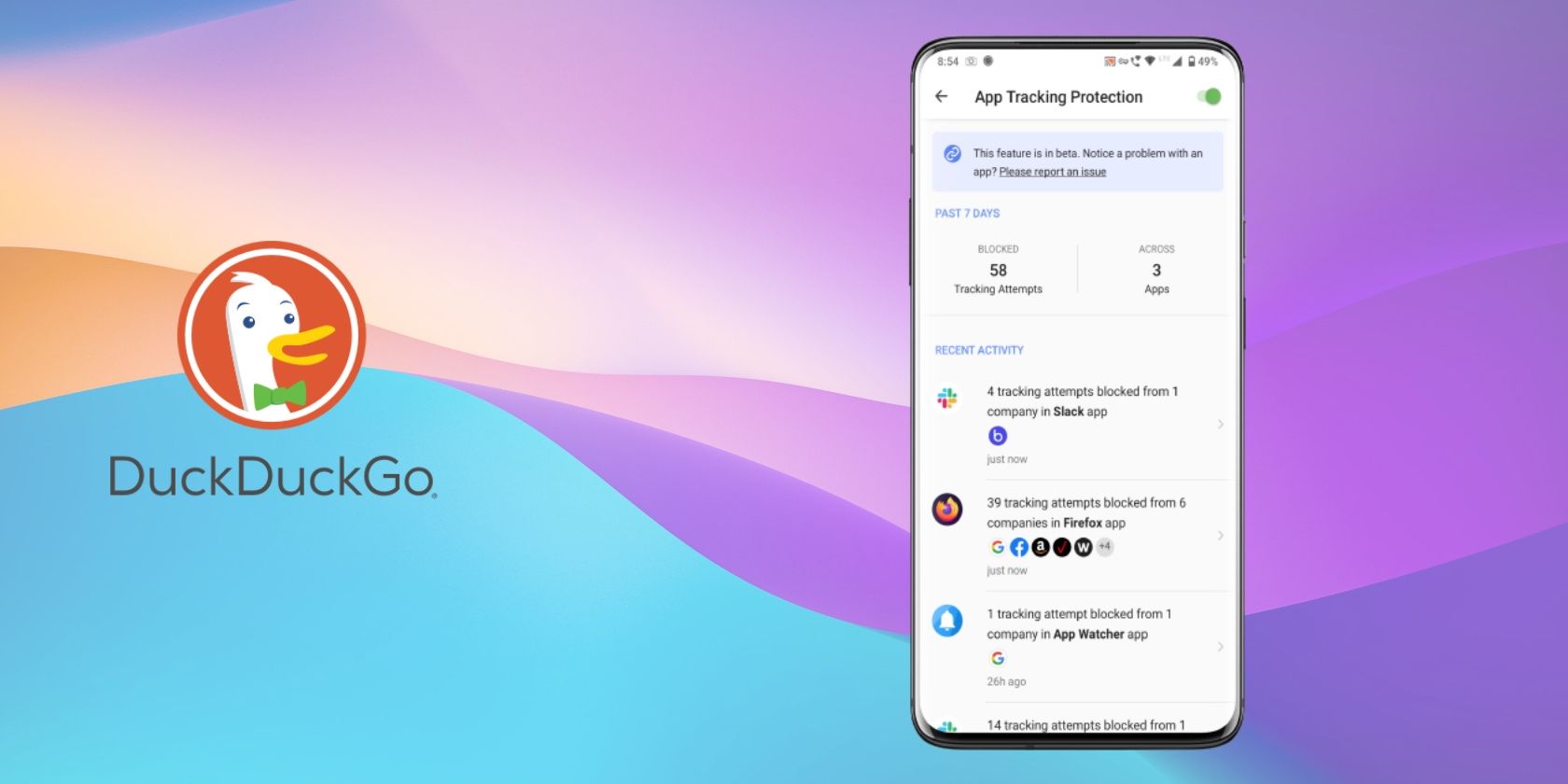 Защита от слежки в Android — DuckDuckGo