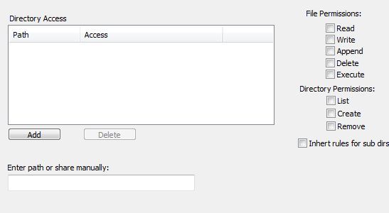 Права доступа пользователя