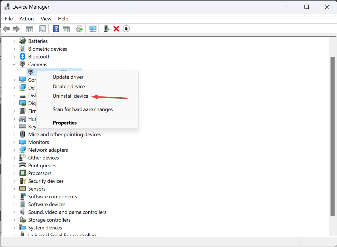 Окно удаления устройства в Диспетчере устройств