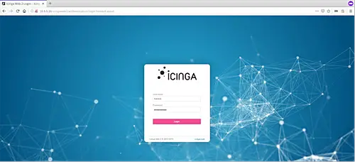 Вход в Icinga Web 2