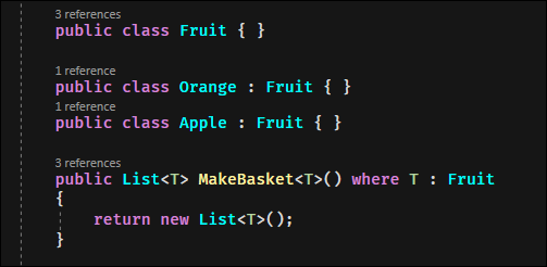 Типобезопасный полиморфизм: пример с Fruit/Orange
