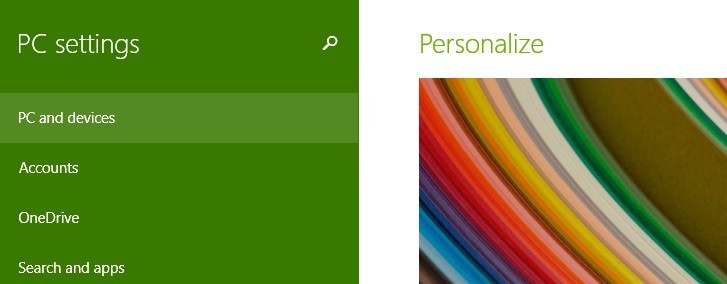 Раздел ПК и устройства