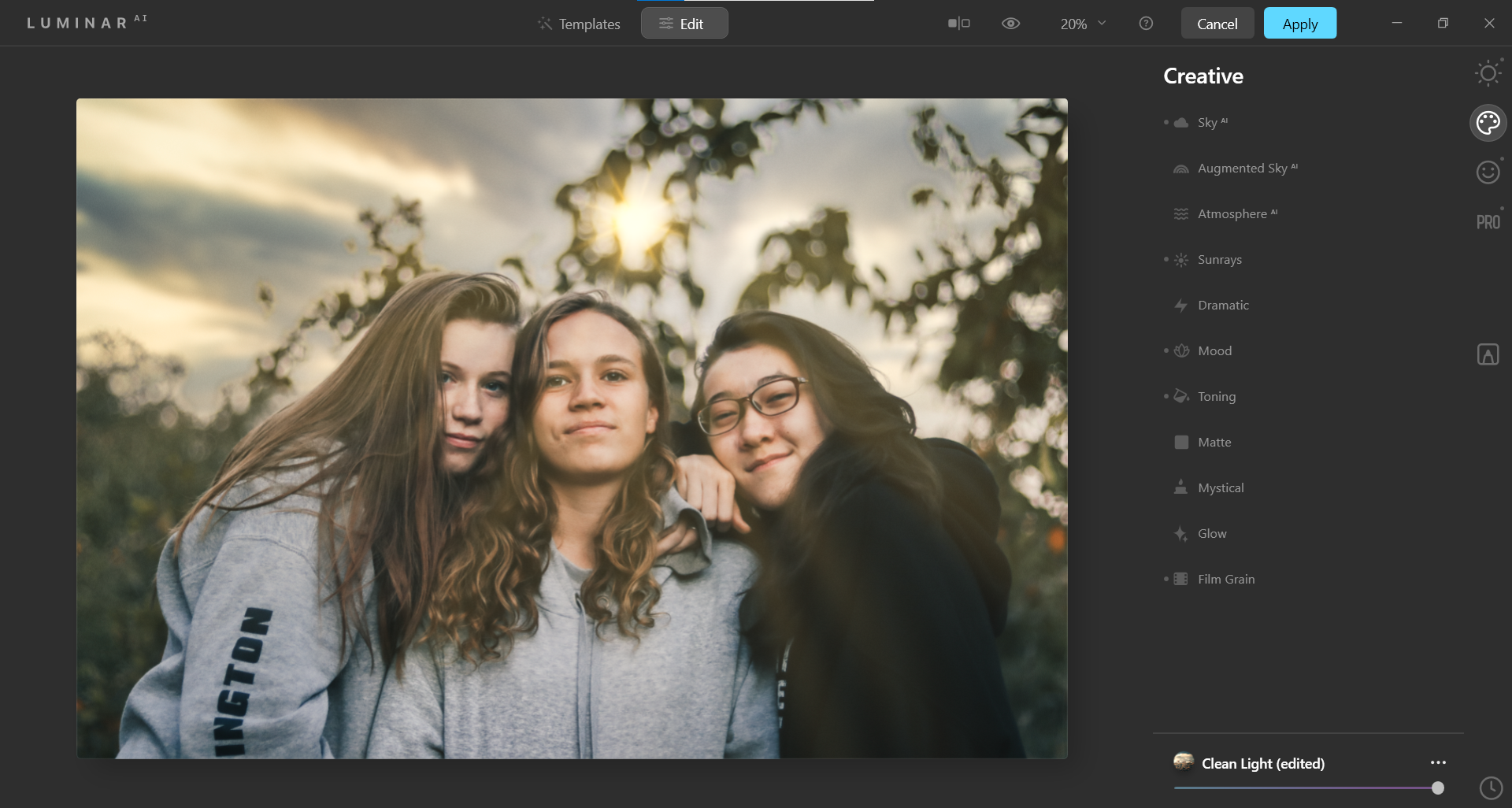 Clean Light после