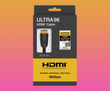 Упаковка кабеля HDMI 2.2