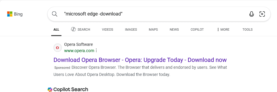 Сохранение фразы в кавычках и исключение дополнительного слова