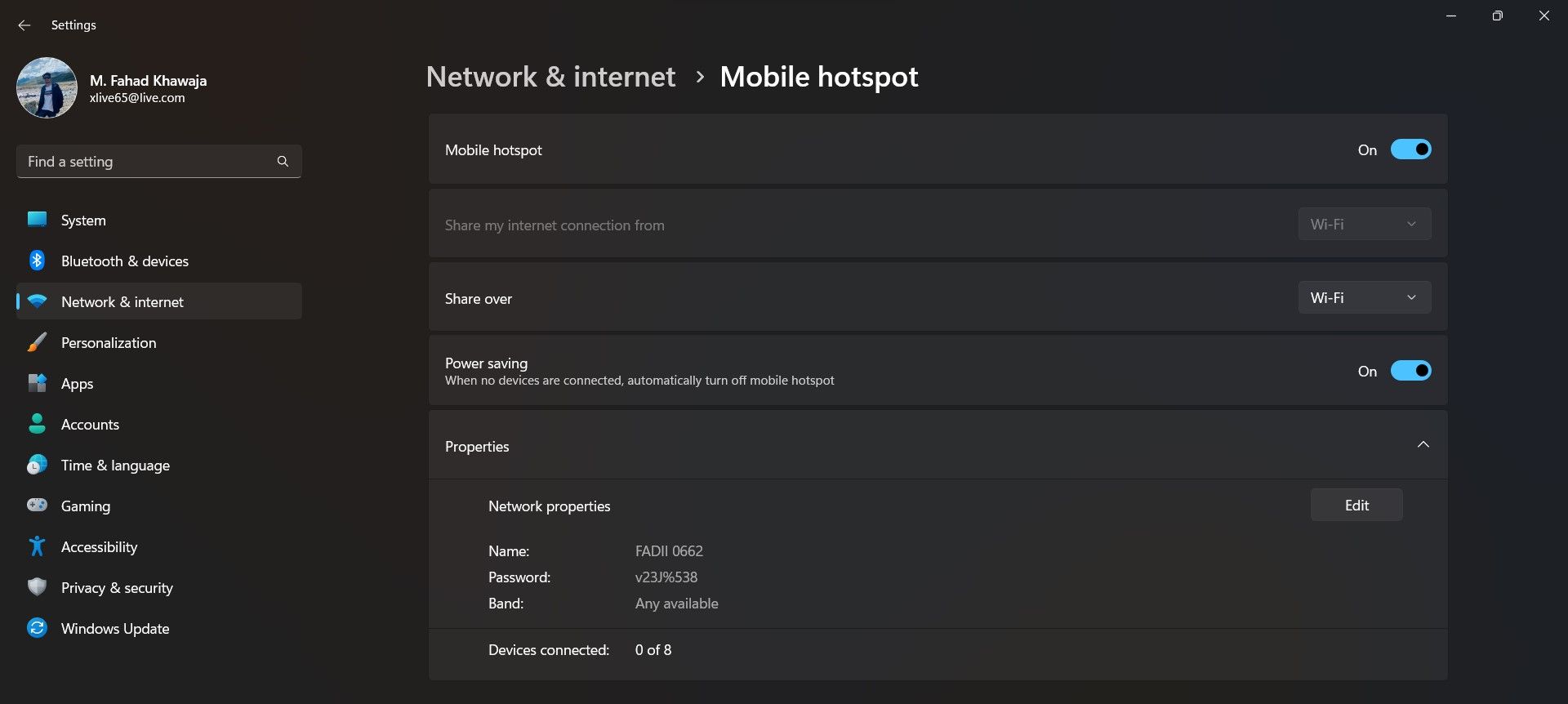 Выбор источника подключения — WiFi или Ethernet в настройках Windows 11