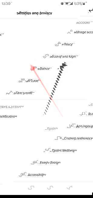 Sécurité et connexion TikTok mobile