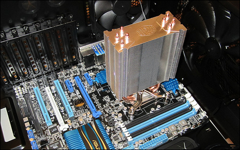 Схема воздушного охлаждения в корпусе ПК