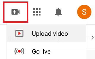 Окно выбора файла для загрузки на YouTube