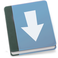 Изображение логотипа и интерфейса Google Book Downloader на Mac