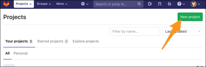 Создание проекта и подключение репозитория