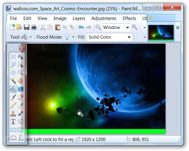 Сохранение результата в Paint.NET под новым именем