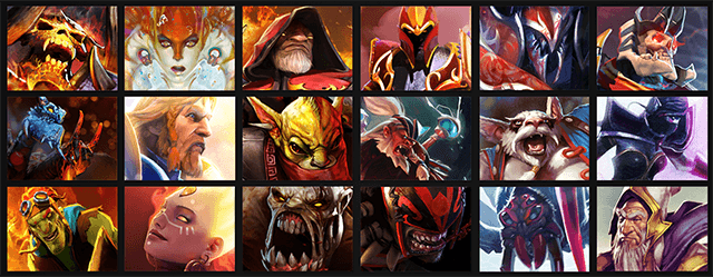 Арты персонажей Dota 2 с примерами работы с цветом