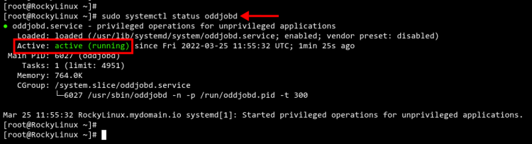 Статус oddjobd