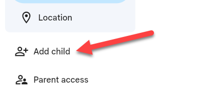 Нажмите «Add Child».