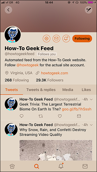Twitter: классическая инверсия демонстрация