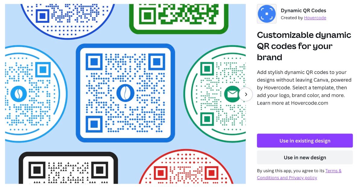 Dynamic QR Codes от Hovercode