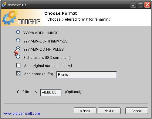 Параметры синхронизации в FreeFileSync
