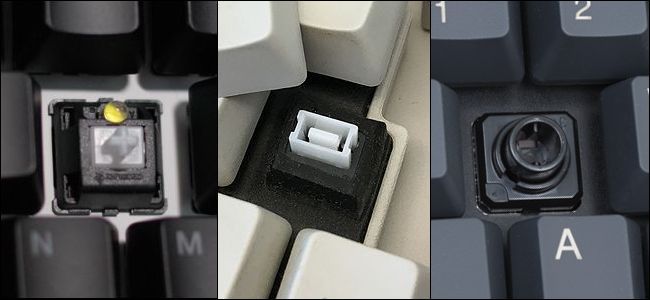 Механические переключатели и варианты: Cherry, Topre, Alps