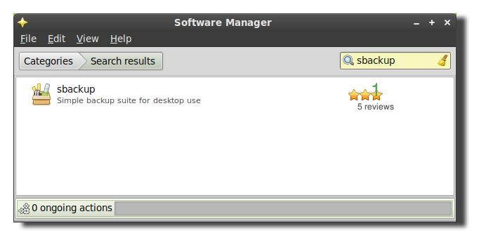 Резервное копирование Linux с SBackup