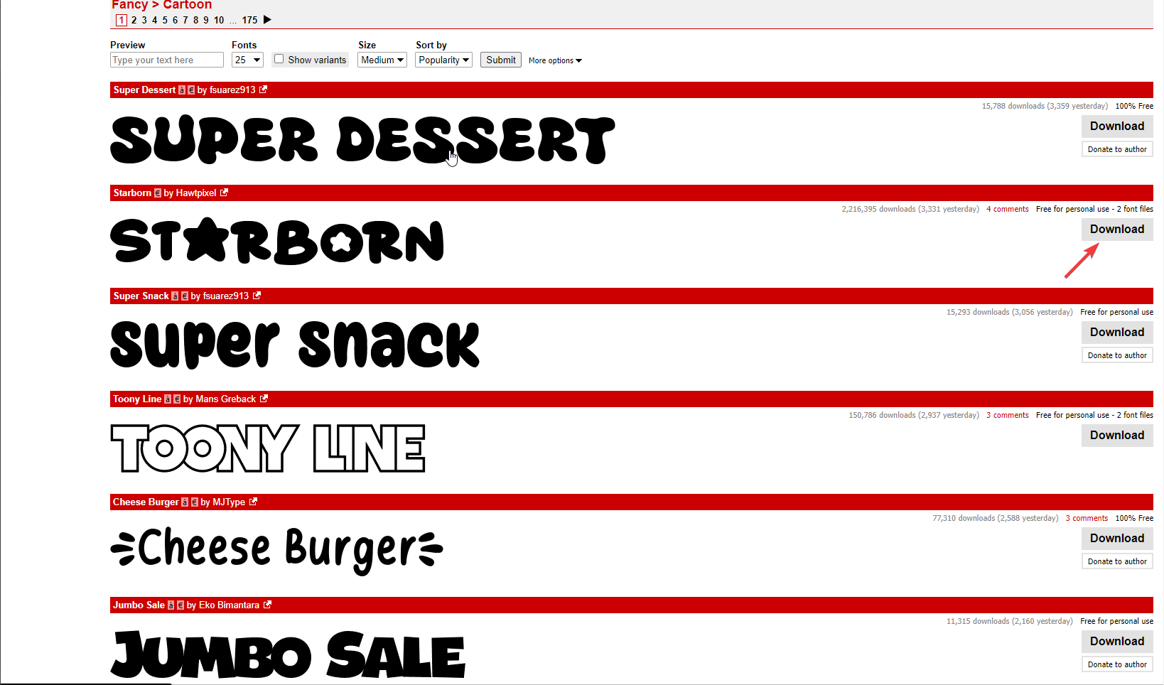 Скачивание файла шрифта с сайта
