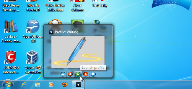 Запуск нескольких приложений в Windows 7 одним щелчком