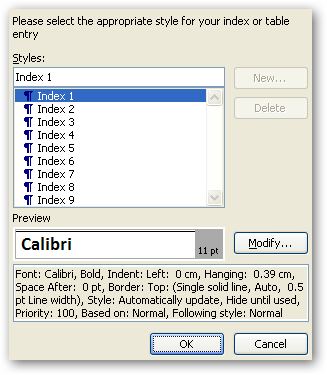 Изменение свойства стиля: шрифт и форматирование