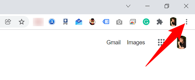 Нажмите на три точки в правом верхнем углу Chrome.