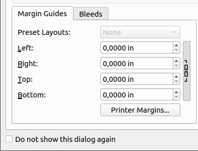 Make Business Card With Scribus Zero Margins